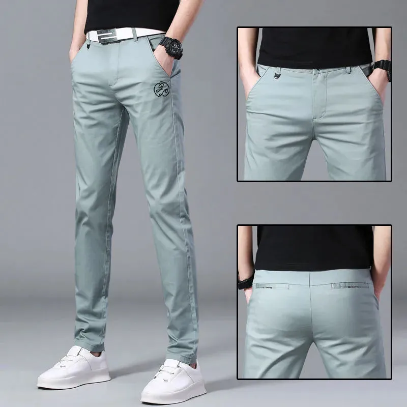 Men's Golf Wear Spring Elastic Golf Pants Fashionable Mens Long Pants Golf Wear Men Trouse